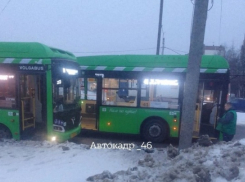 В Курске столкнулись два новых «Волгабаса»