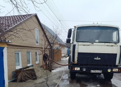 В САО Курска ликвидируют последствия подтопления домов