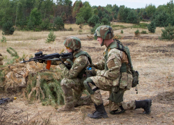 В приграничье Курской области замечены боевики в форме НАТО