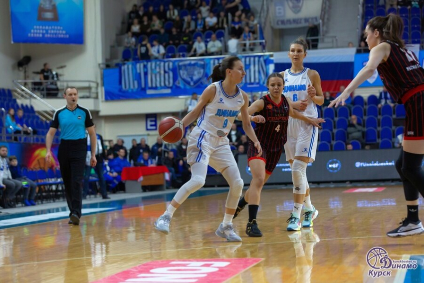 Курская женская баскетбольная команда «Динамо» начала свой путь в Кубке России