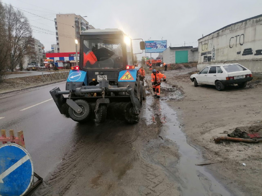 В Курске песок с улиц будут убирать в пять этапов